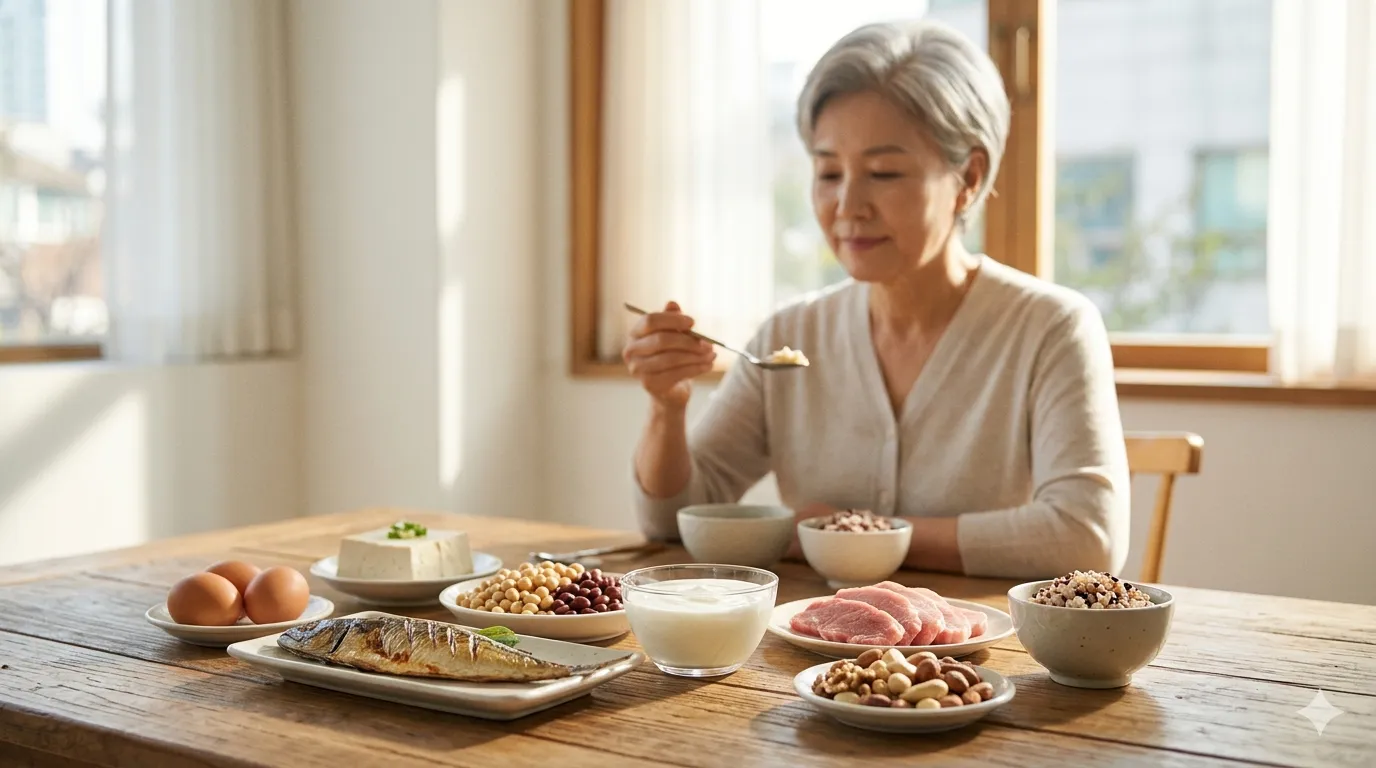 노인 단백질 음식 | 근육 유지와 건강을 위한 필수 식단 가이드