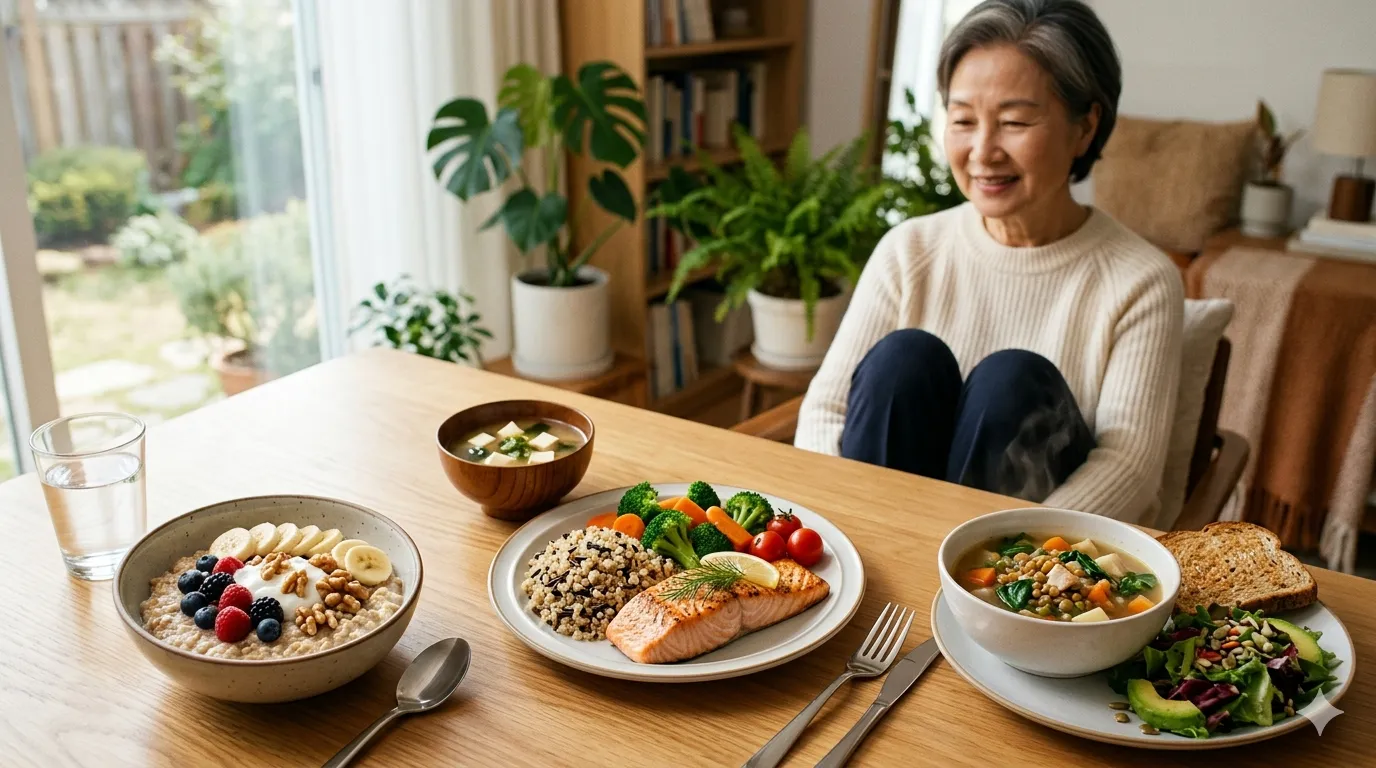 시니어 하루 식단 | 건강을 지키는 1일 식단 구성 가이드