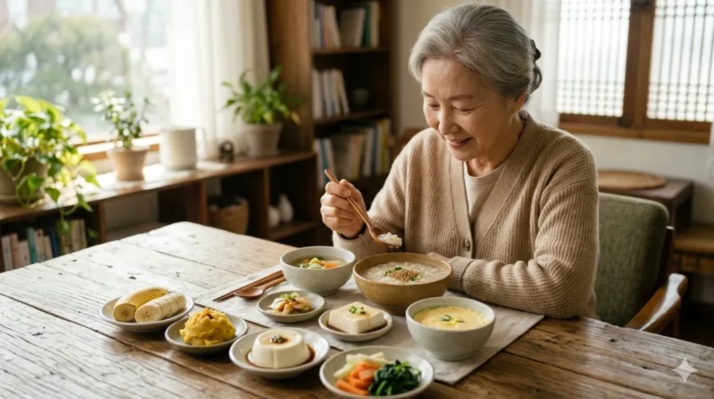 노인 소화 잘되는 음식