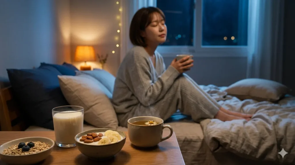 잠 잘 오는 음식