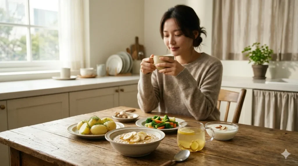 속쓰림 완화 음식